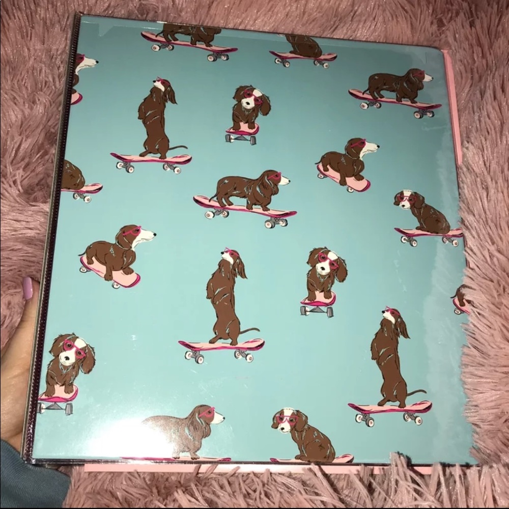 Dachshund binder and folder